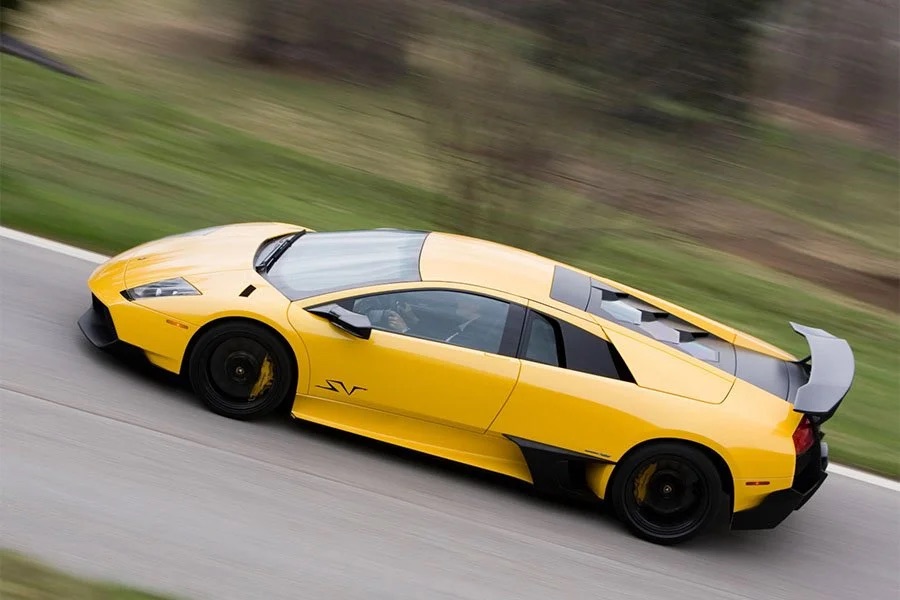 Lamborghini Murcielago LP670 SV photographed as an analogue supercar.